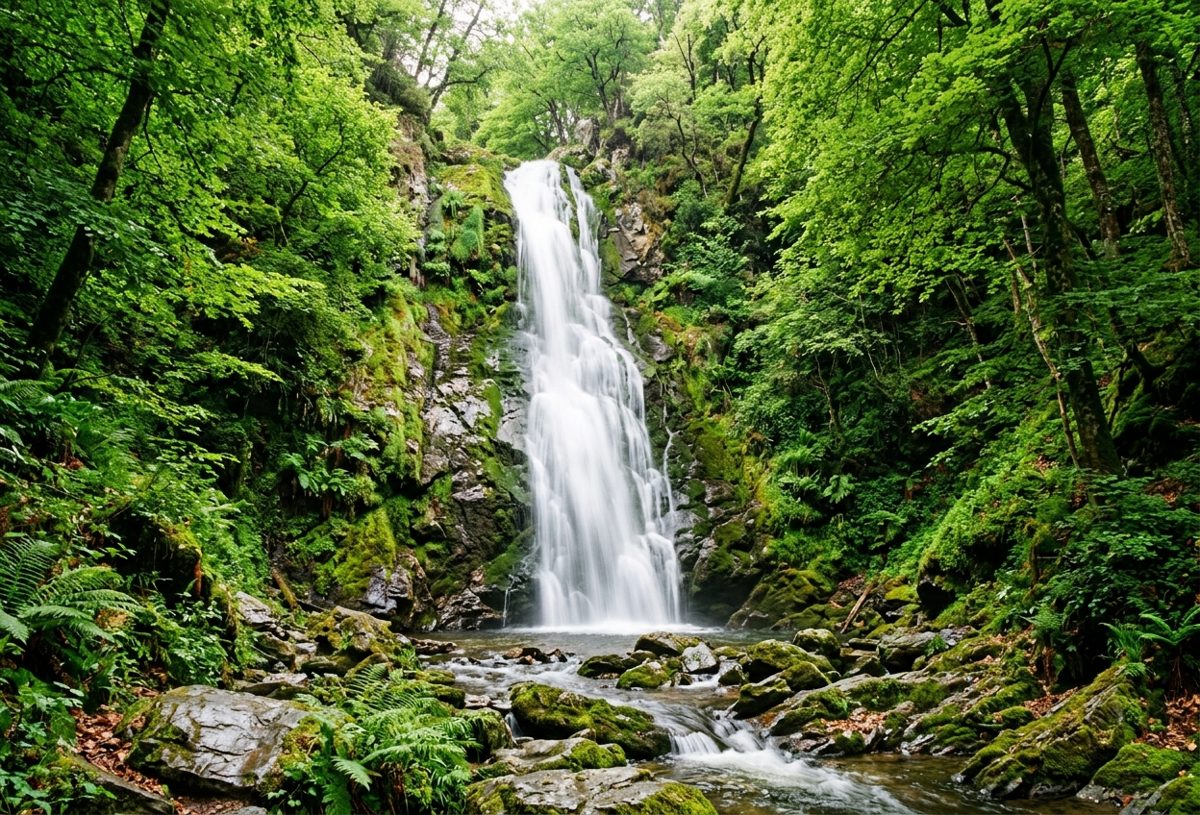 Cascade de Cubservies en Montagne Noire