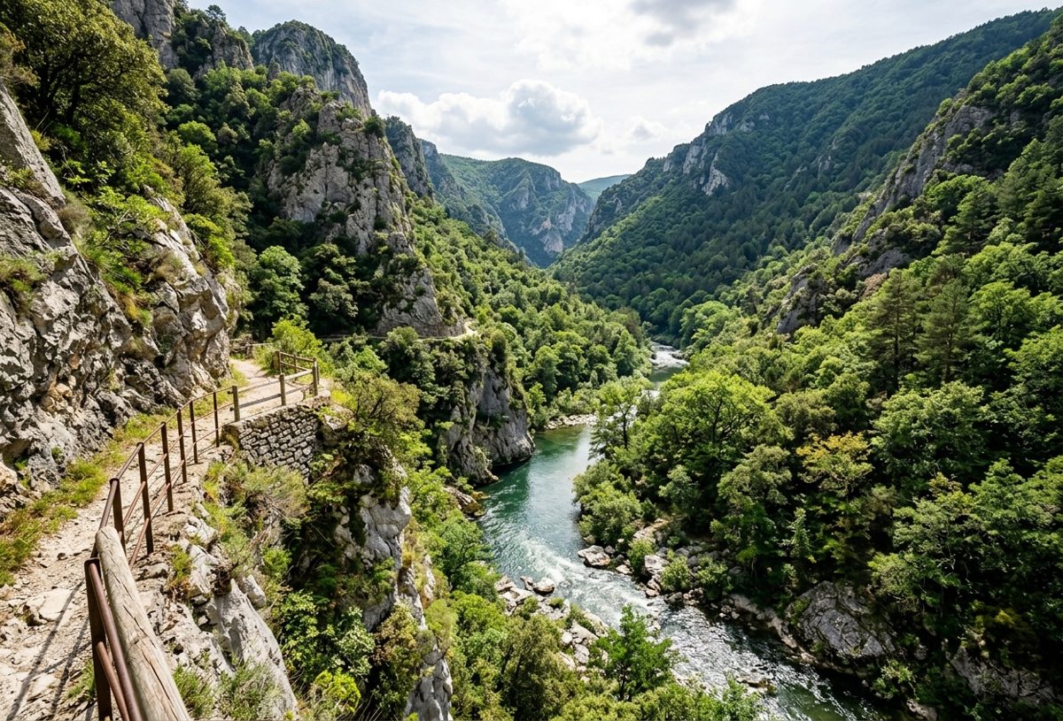 Gorges de la Haute Vallée de l'Aude entre Quillan et Axat