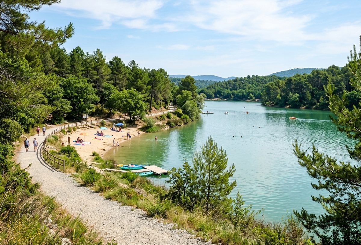 Lac de la Cavayère près de Carcassonne