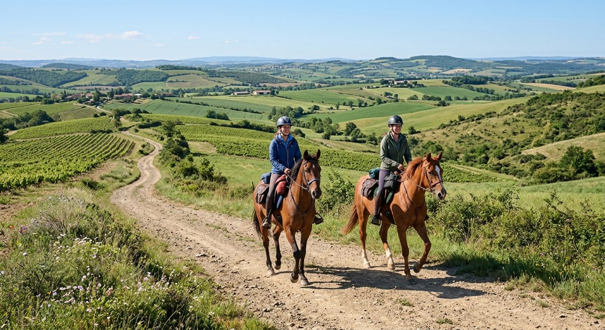 Itinéraire équestre de la Route d'Artagnan dans l'Aude